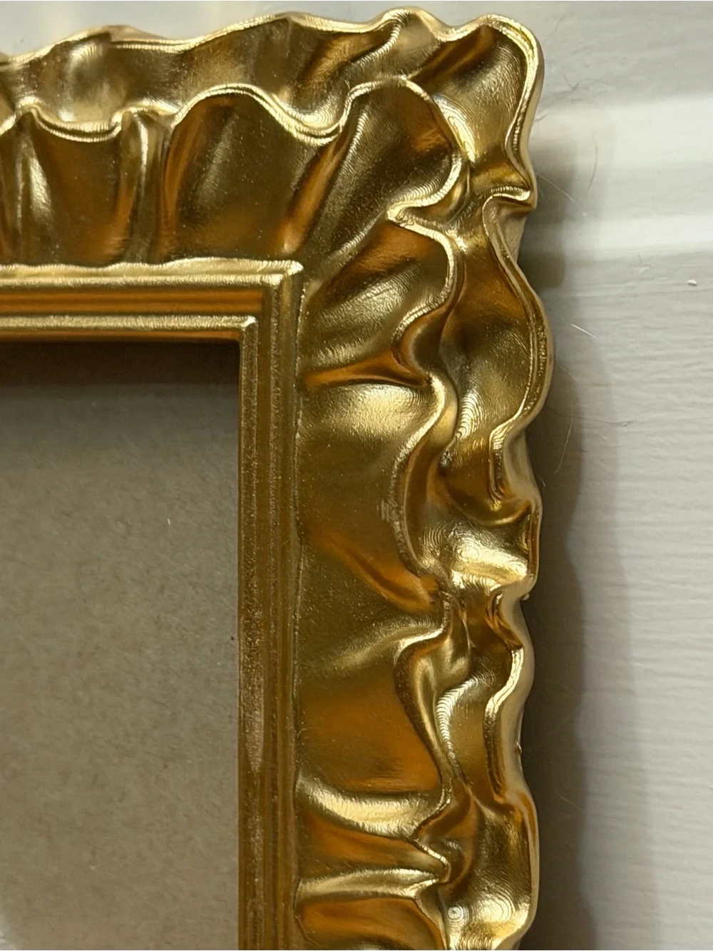 Rachel Zoe Gold Ruffle 8x10 Picture Frame | Sculptural Glam Decor